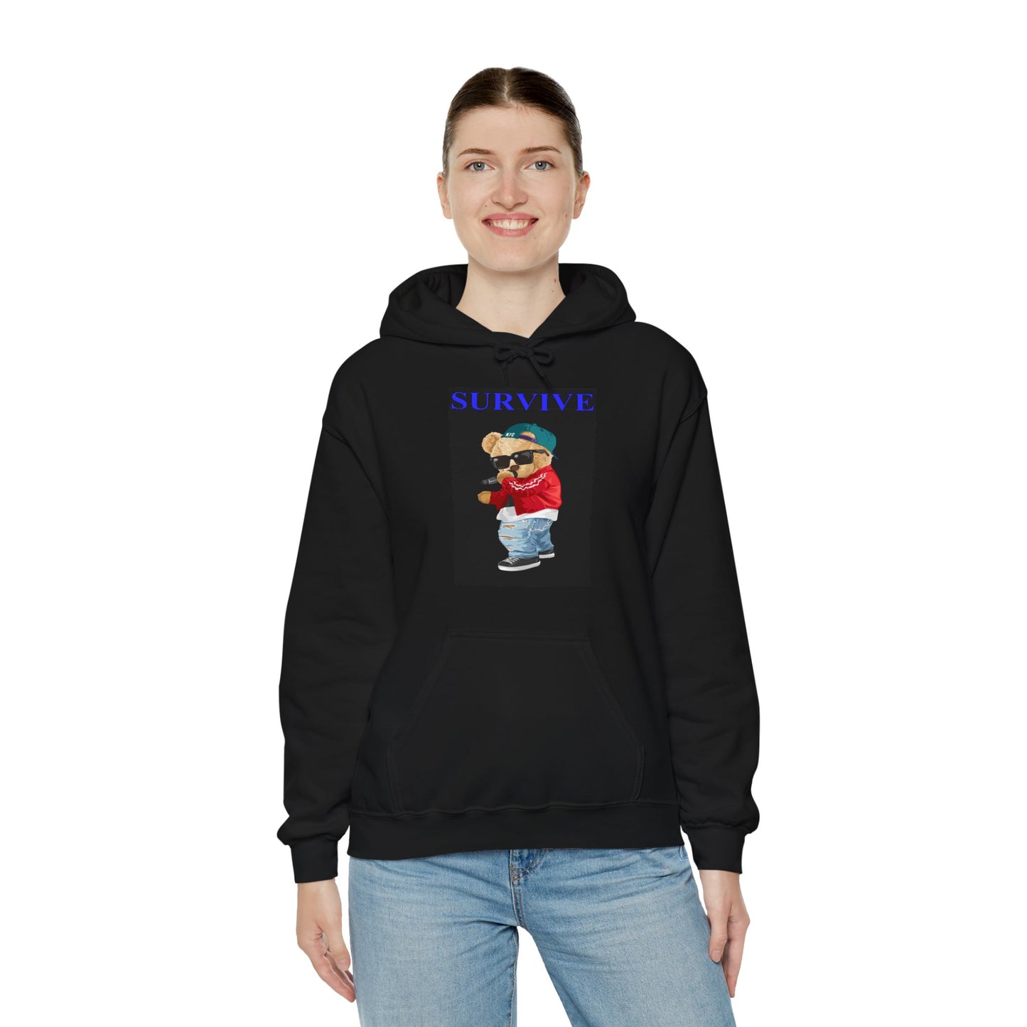 Princess Grace Survive  Unisex Heavy Blend™ Hooded Sweatshirt