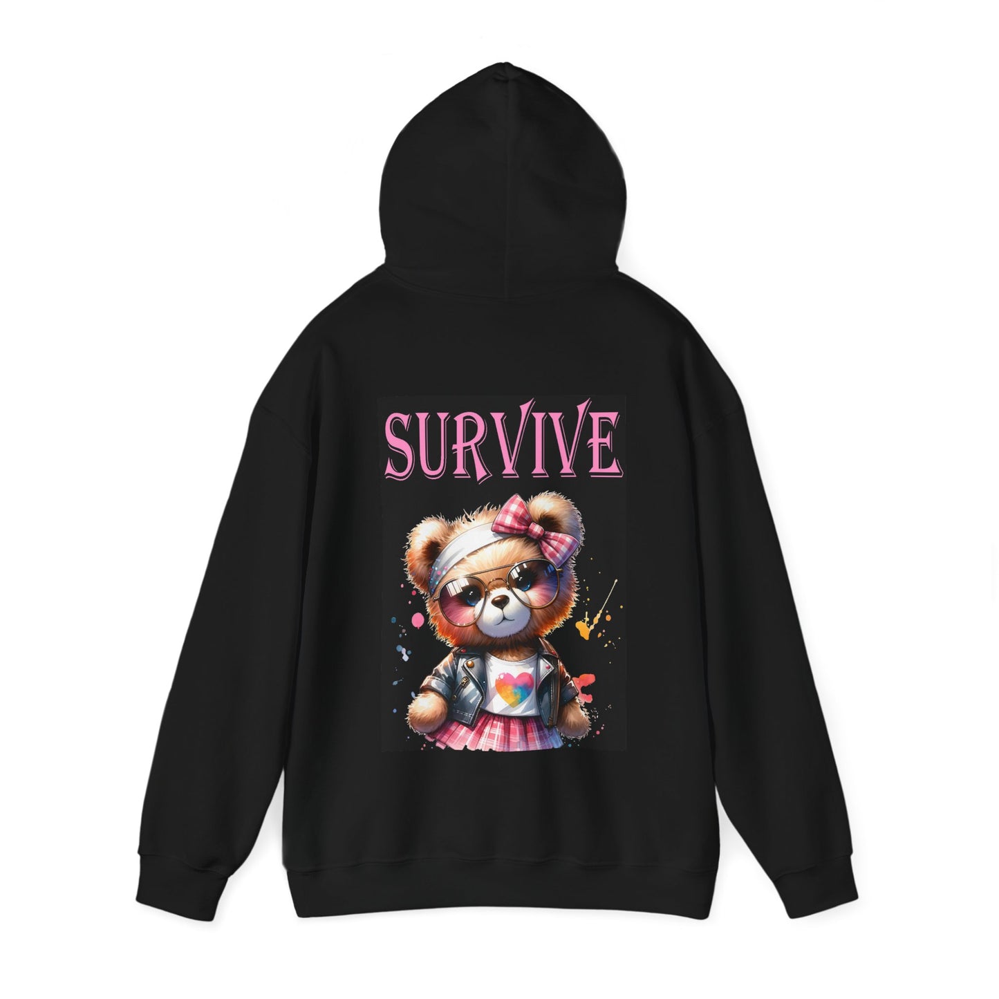 Princess Grace Survive Bear Hoodie - Unisex Heavy Blend™ Sweatshirt