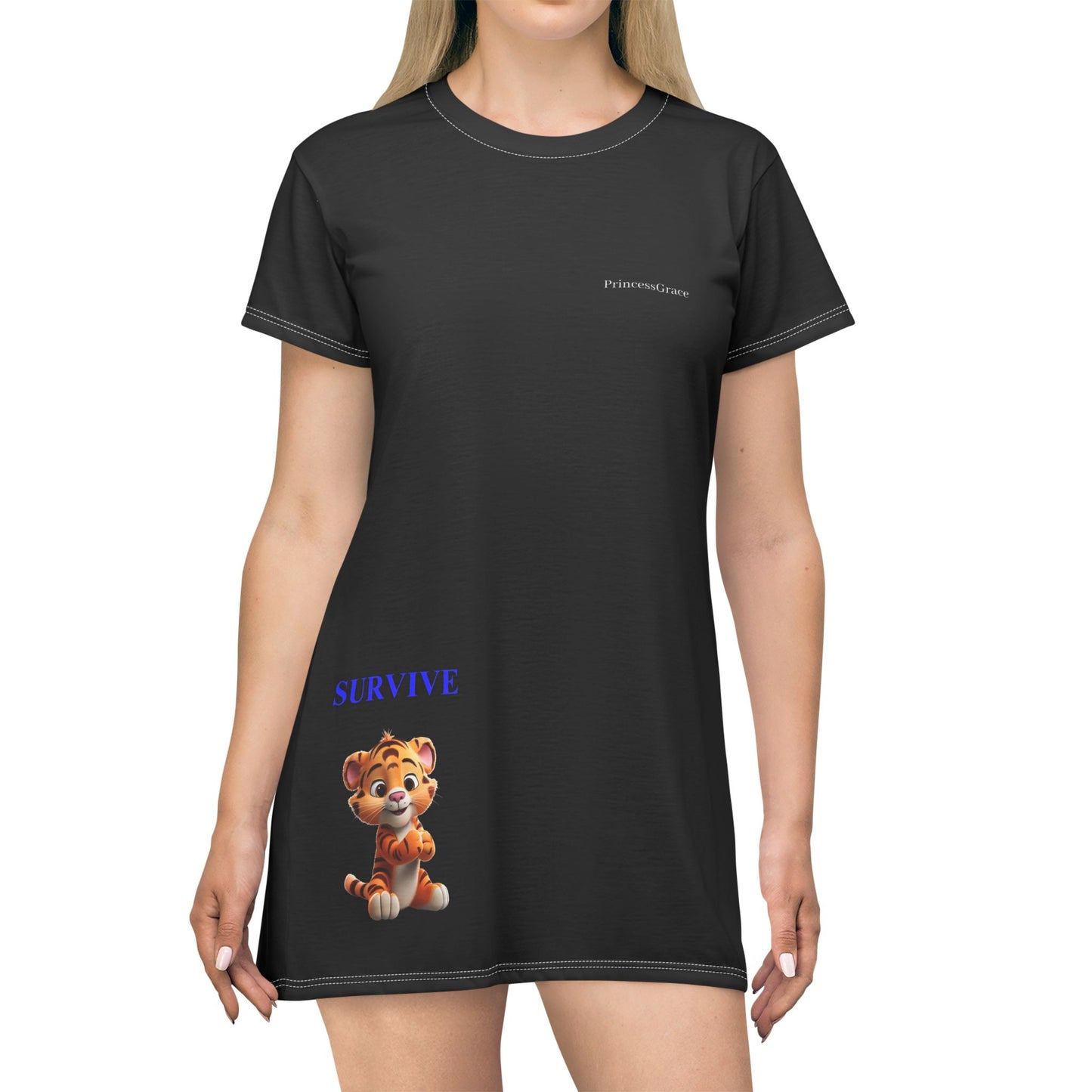 Princess Grace  Survive T-Shirt Dress