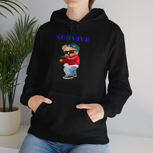 Princess Grace Survive  Unisex Heavy Blend™ Hooded Sweatshirt