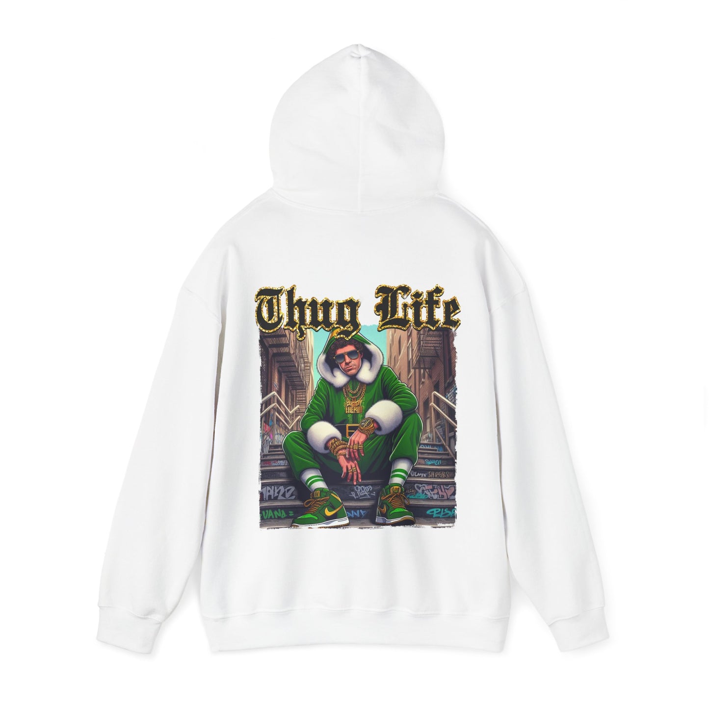 Princess Grace  Thug Life Unisex Heavy Blend™ Hooded Sweatshirt  Casual Streetwear for Urban Culture