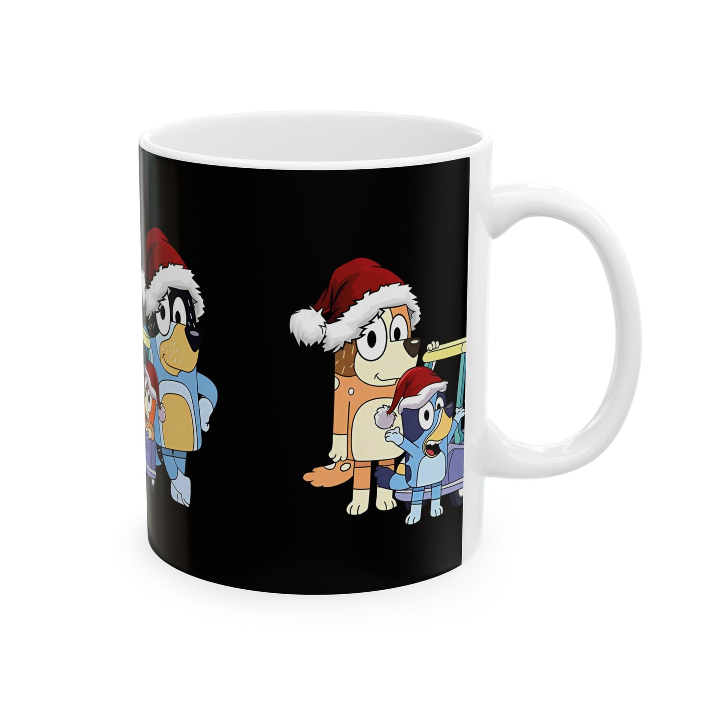 Princess Grace Festive Dog-Themed Ceramic Mug | 11oz & 15oz | Perfect Holiday Gift