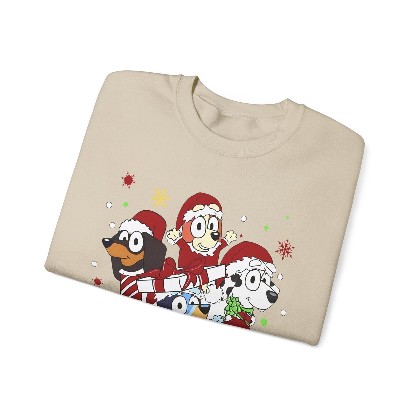 Princess Grace Festive Pet Friends Sweatshirt | Holiday Crewneck for Animal Lovers