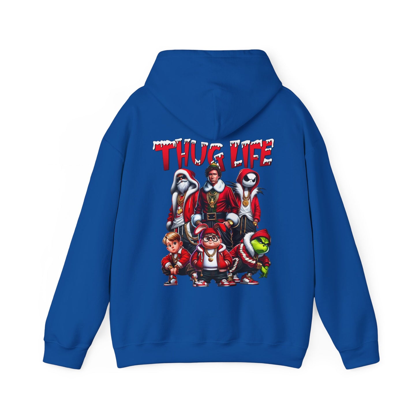 Princess Grace  Thug Life Unisex Heavy Blend Hoodie  Fun Cartoon Graphic Sweatshirt