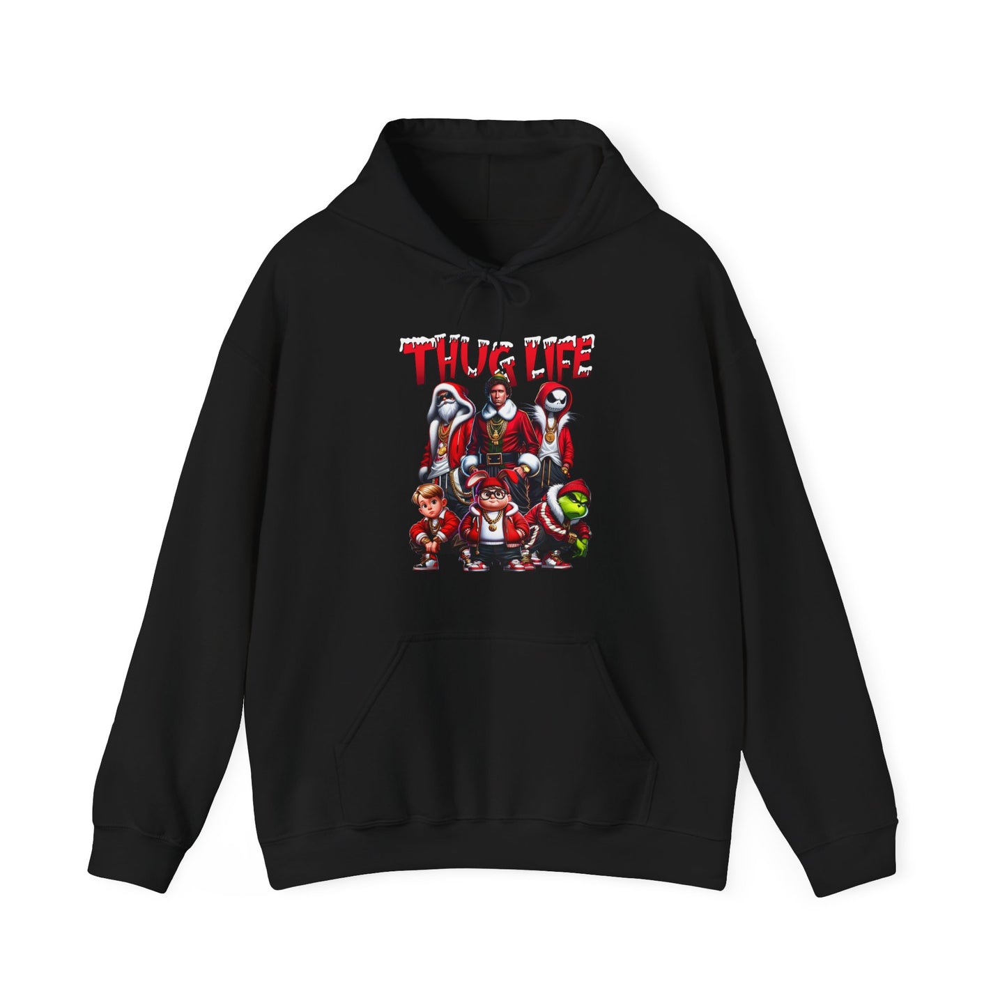 Princess Grace  Thug Life Unisex Heavy Blend Hoodie  Fun Cartoon Graphic Sweatshirt