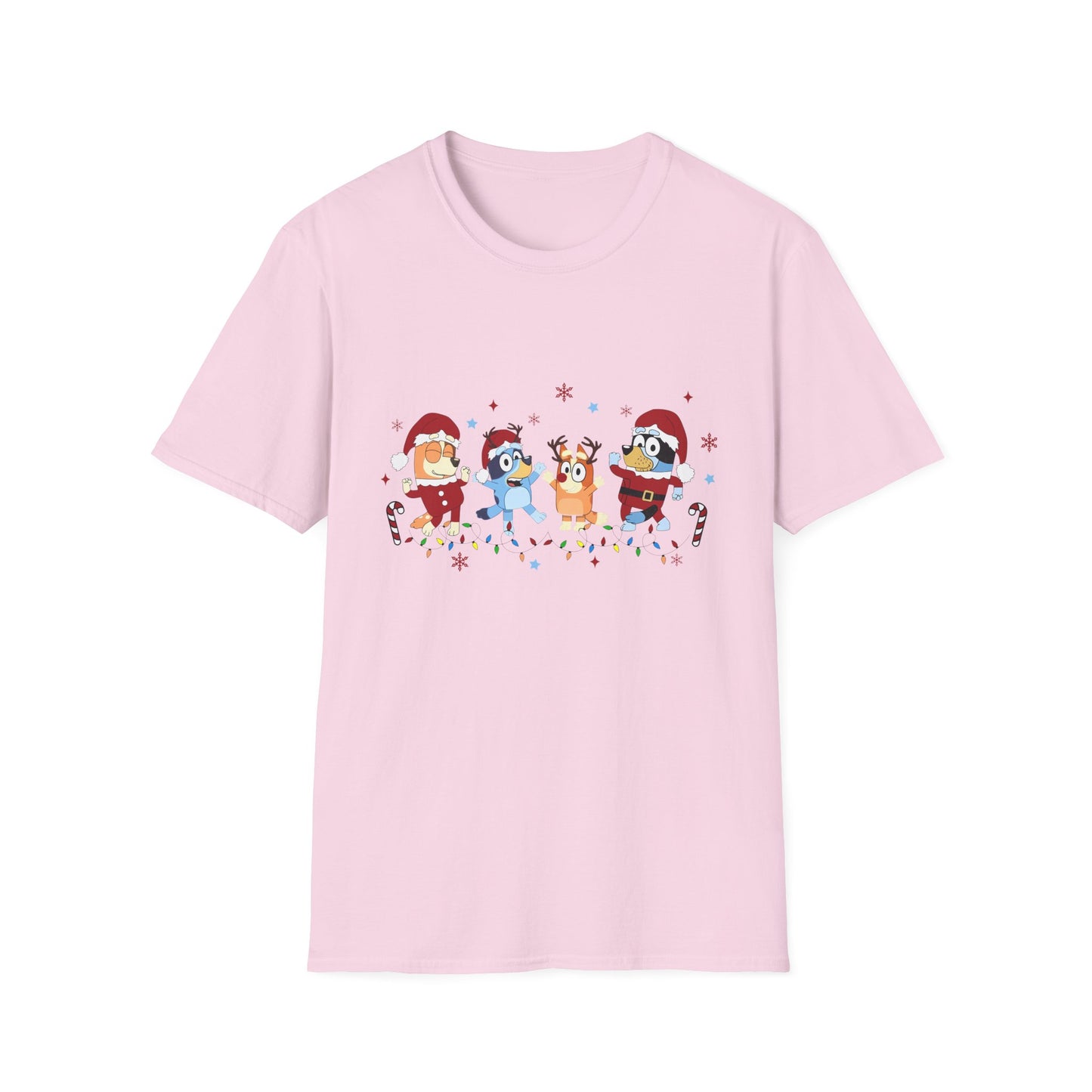 Princess Grace Festive Holiday Unisex T-Shirt - Cheerful Cartoon Characters